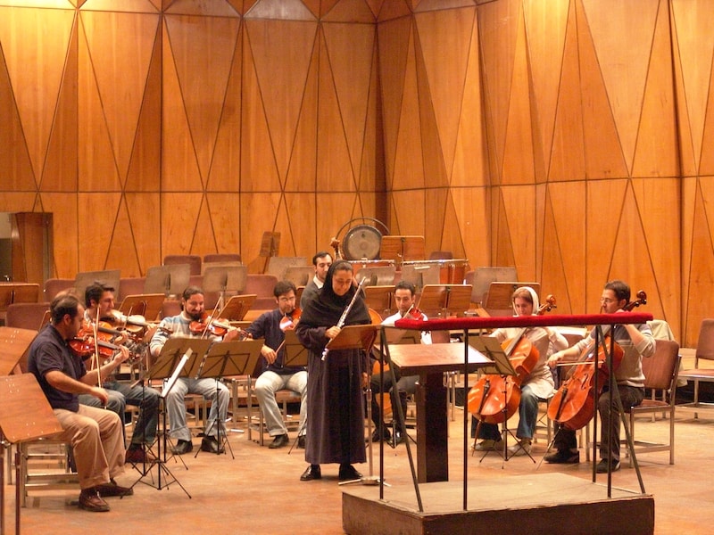 آذین موحد azin movahed iran flute society تالار رودکی roudaki hall