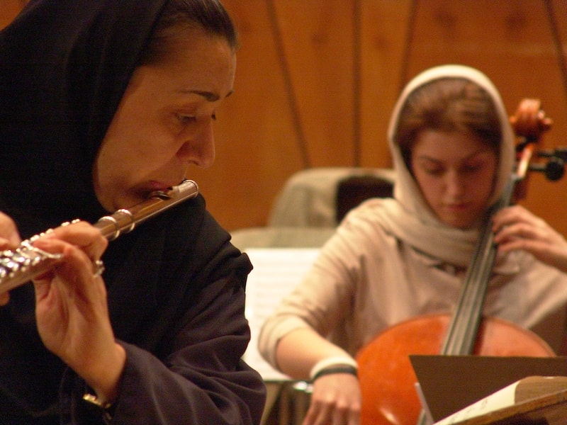 آذین موحد azin movahed iran flute society تالار رودکی roudaki hall