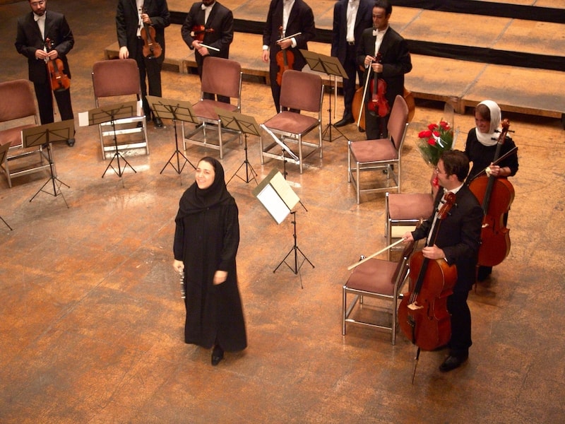 آذین موحد azin movahed iran flute society تالار رودکی roudaki hall